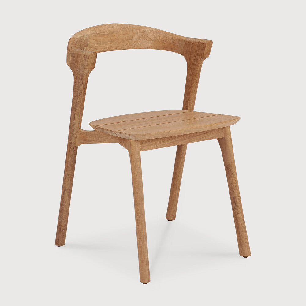 Ethnicraft Bok Outdoor Dining Chair, FSC-certified solid wood furniture by Belgian brand
