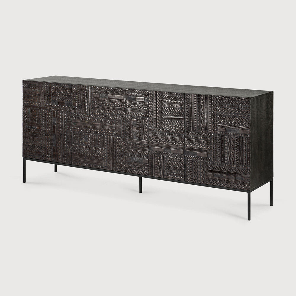 Ethnicraft Tabwa Sideboard, FSC-certified solid wood furniture by Belgian brand