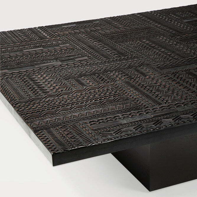 Ethnicraft Tabwa Coffee Table, FSC-certified solid wood furniture by Belgian brand