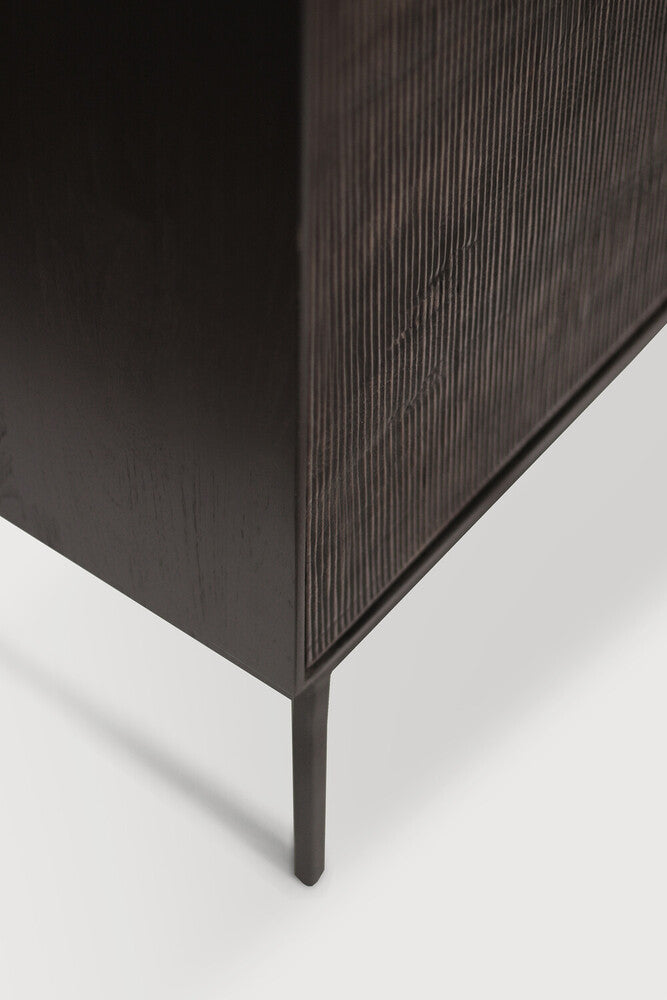 Ethnicraft Grooves Sideboard, FSC-certified solid wood furniture by Belgian brand