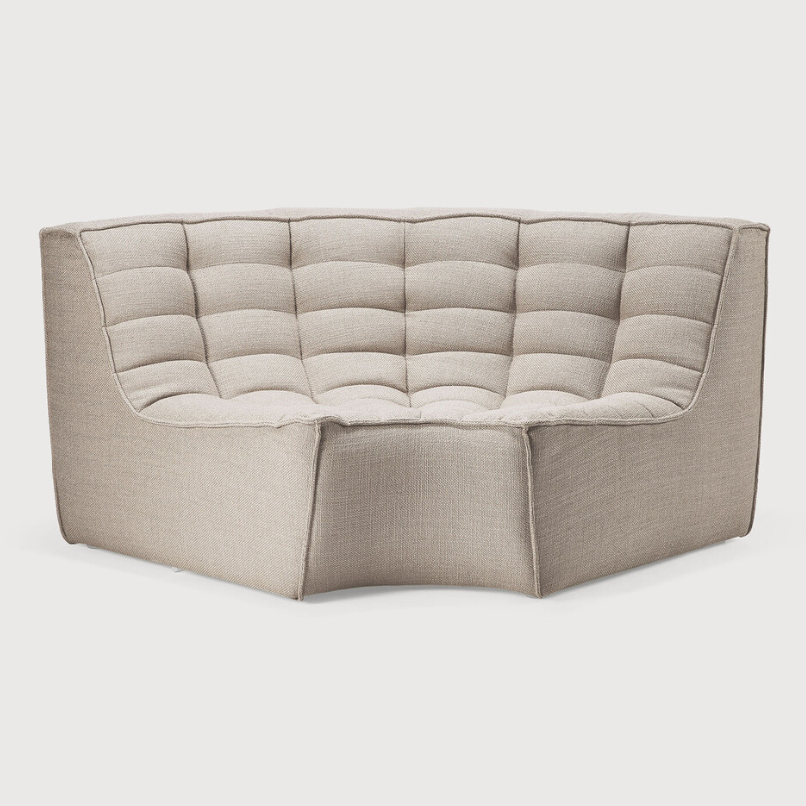 Ethnicraft N701 Round Corner, FSC-certified solid wood furniture by Belgian brand