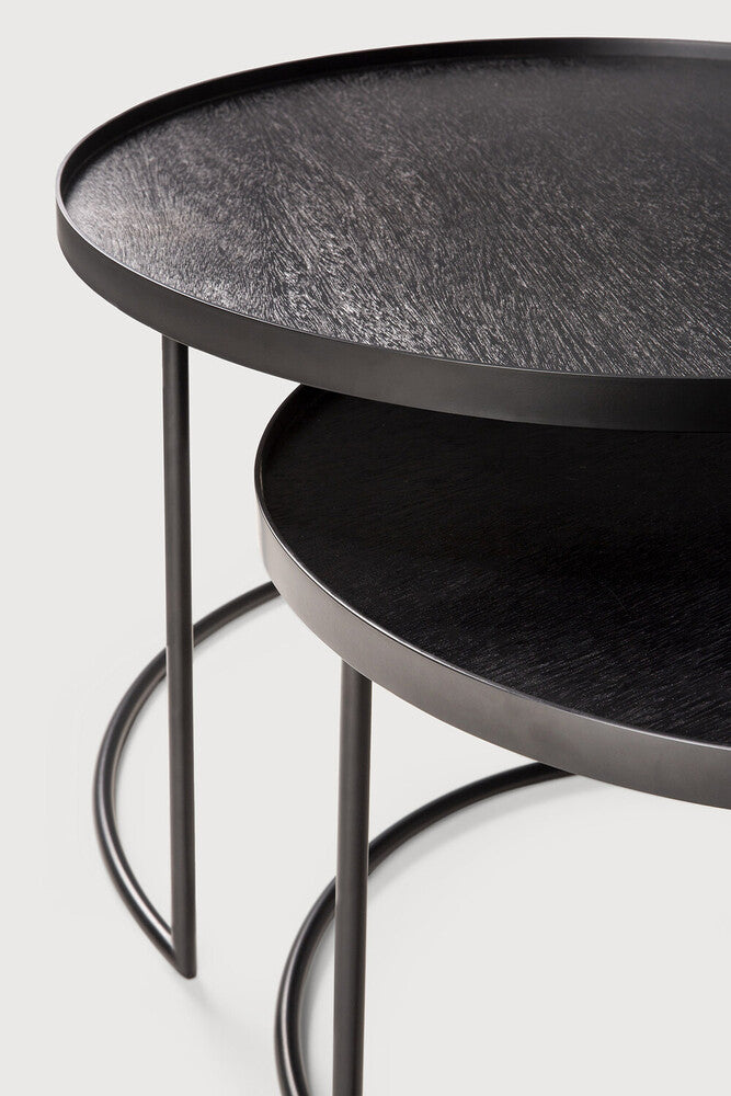 Tray Round Coffee Table Set