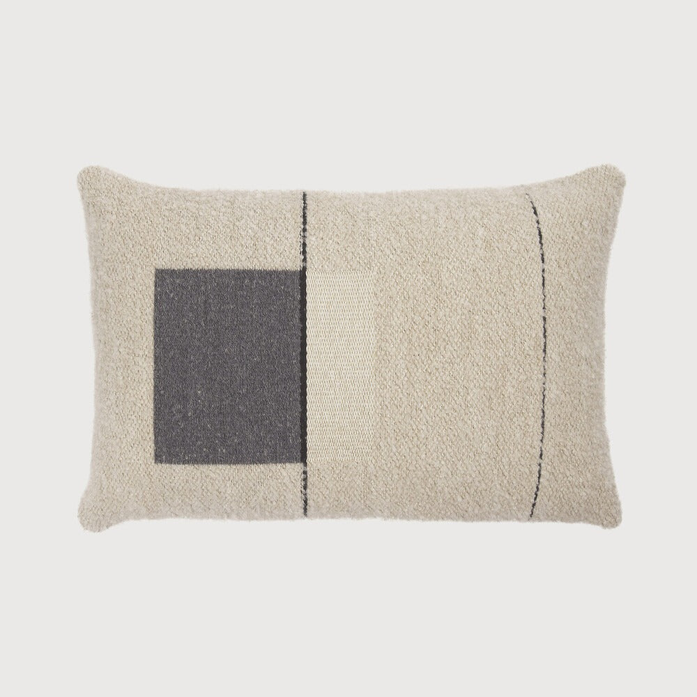 Ethnicraft Urban Cushion, woven outdoor textile by Belgian brand Ethnicraft