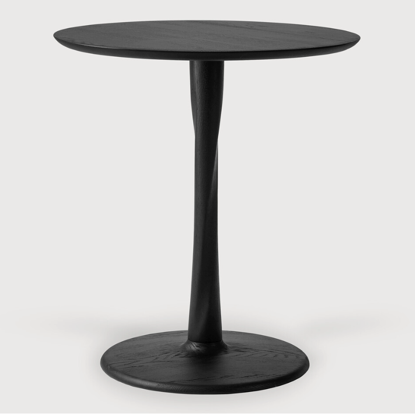 Ethnicraft Torsion Lounge Table, FSC-certified solid wood furniture by Belgian brand