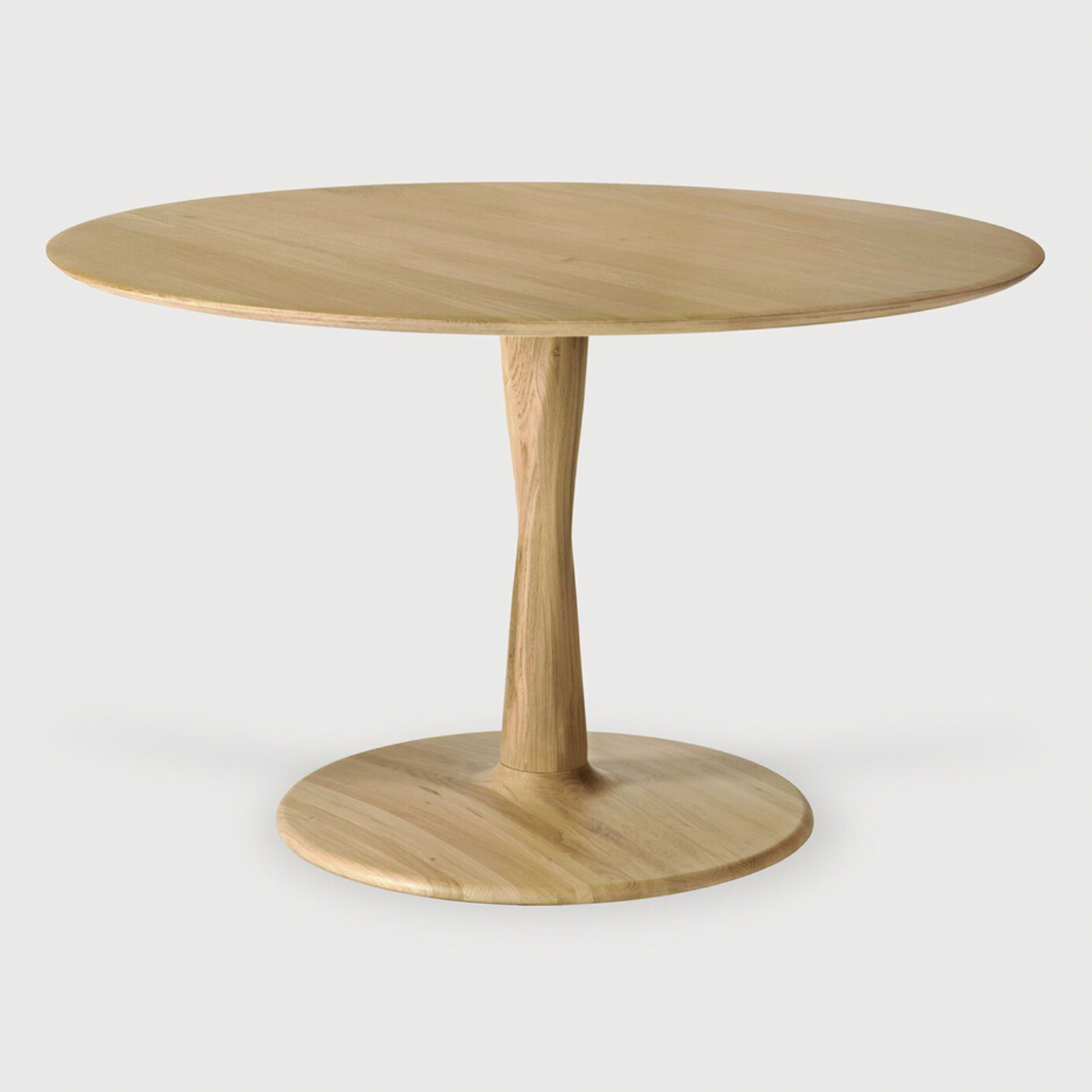 Ethnicraft Torsion Square Dining Table, FSC-certified solid wood furniture by Belgian brand