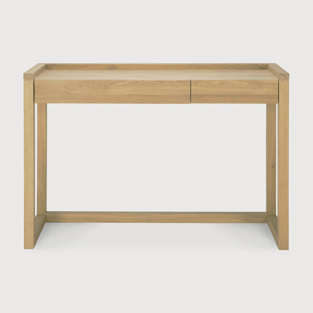 Ethnicraft Frame Desk, FSC-certified solid wood furniture by Belgian brand