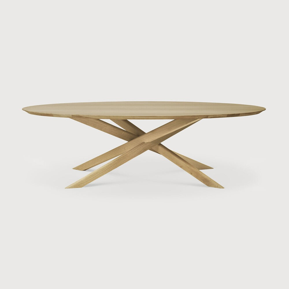 Ethnicraft Mikado Coffee Table, FSC-certified solid wood furniture by Belgian brand