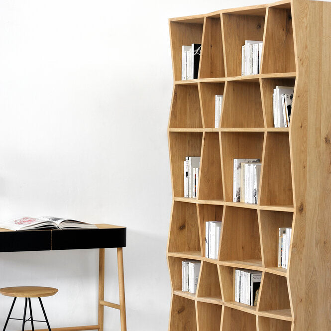 Ethnicraft Z Rack, FSC-certified solid wood furniture by Belgian brand