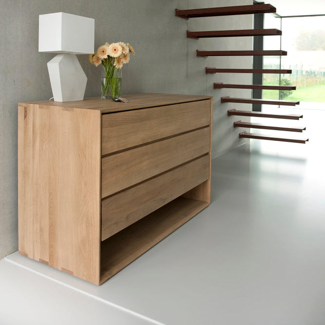 Ethnicraft Nordic Dresser, FSC-certified solid wood furniture by Belgian brand