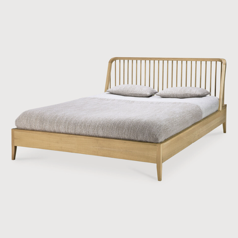 Oak Spindle Bed