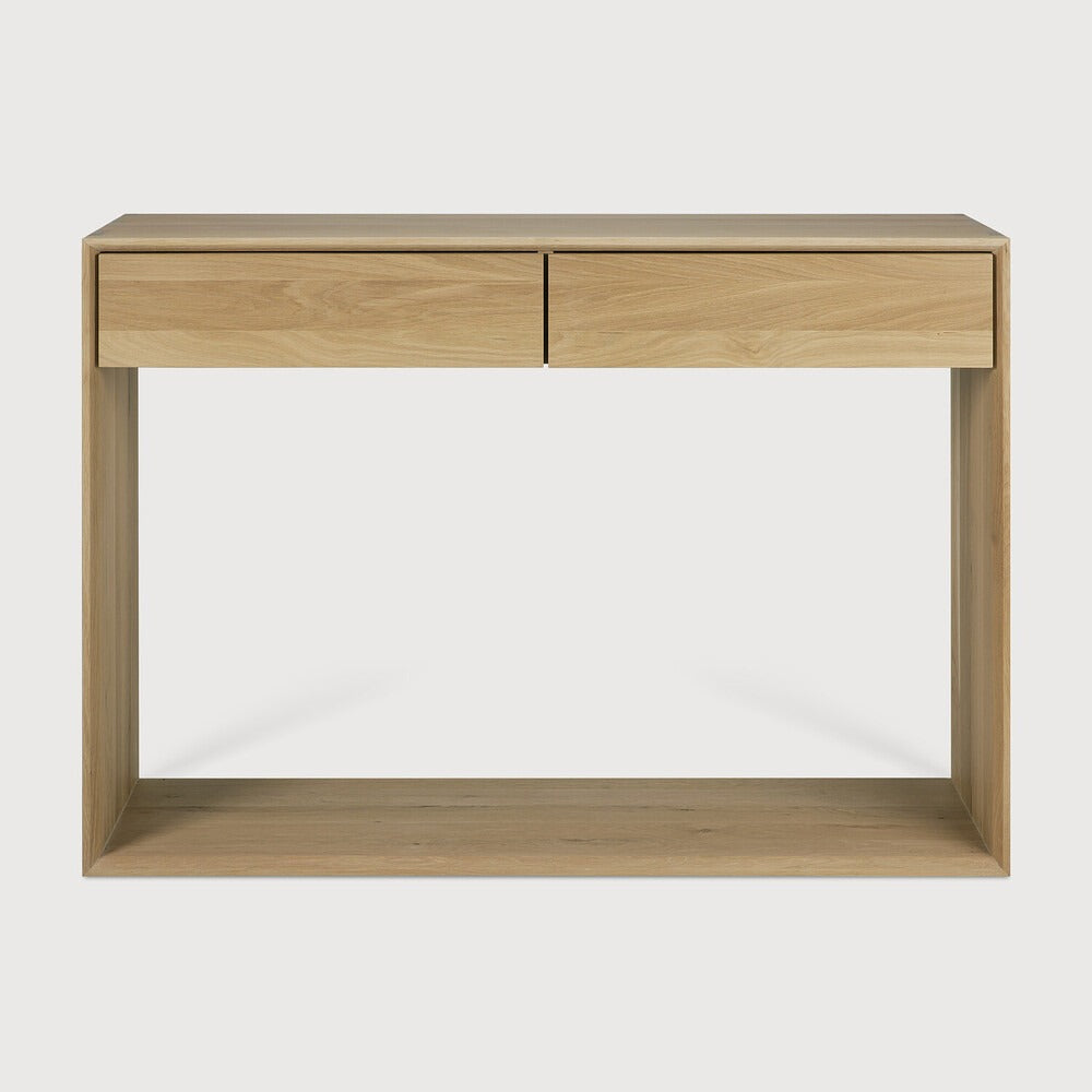 Ethnicraft Nordic Console, FSC-certified solid wood furniture by Belgian brand
