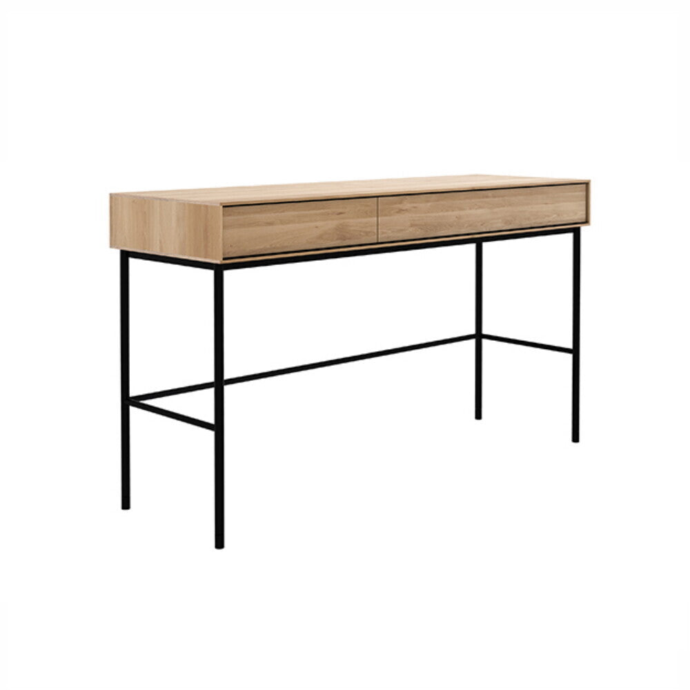 Ethnicraft Whitebird Desk, FSC-certified solid wood furniture by Belgian brand