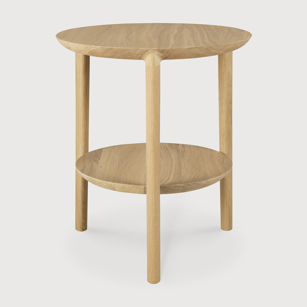 Ethnicraft Bok Side Table, FSC-certified solid wood furniture by Belgian brand
