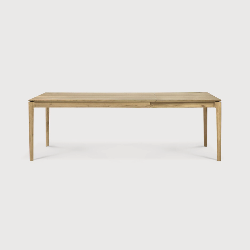 Ethnicraft Bok Extendable Dining Table, FSC-certified solid wood furniture by Belgian brand