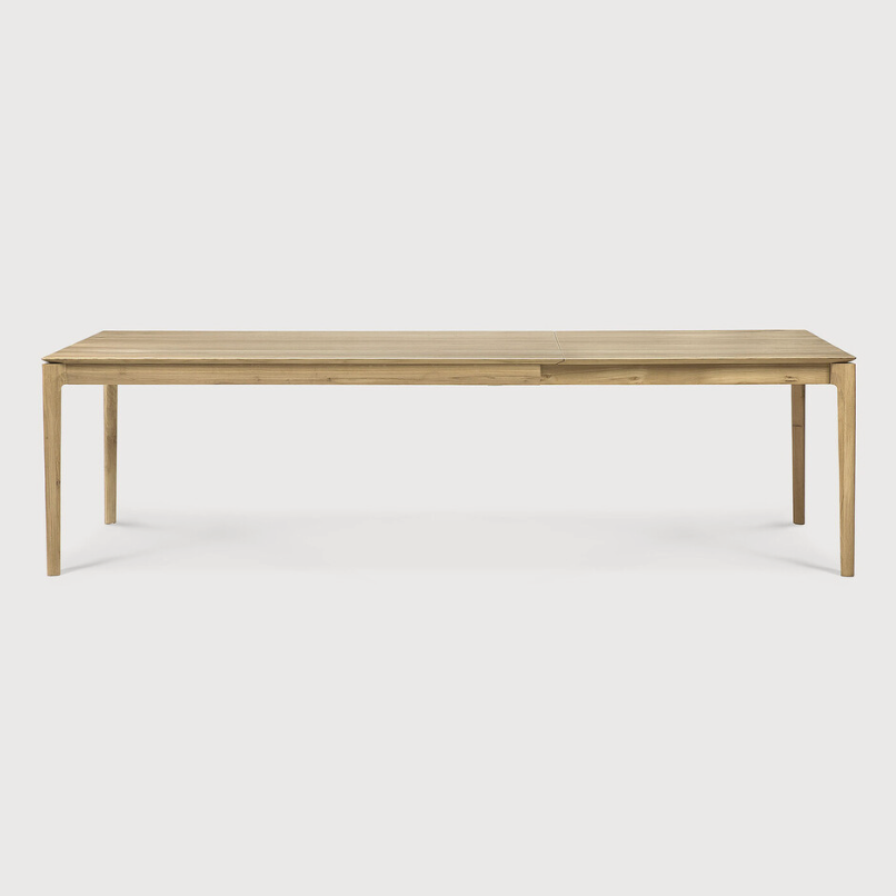 Ethnicraft Bok Extendable Dining Table, FSC-certified solid wood furniture by Belgian brand
