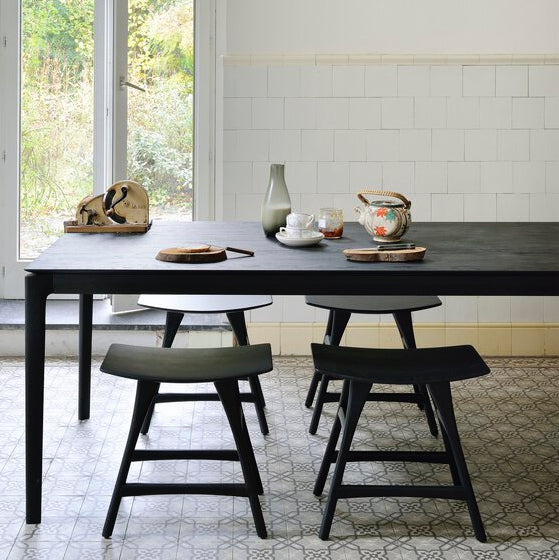 Ethnicraft Bok Dining Table, FSC-certified solid wood furniture by Belgian brand