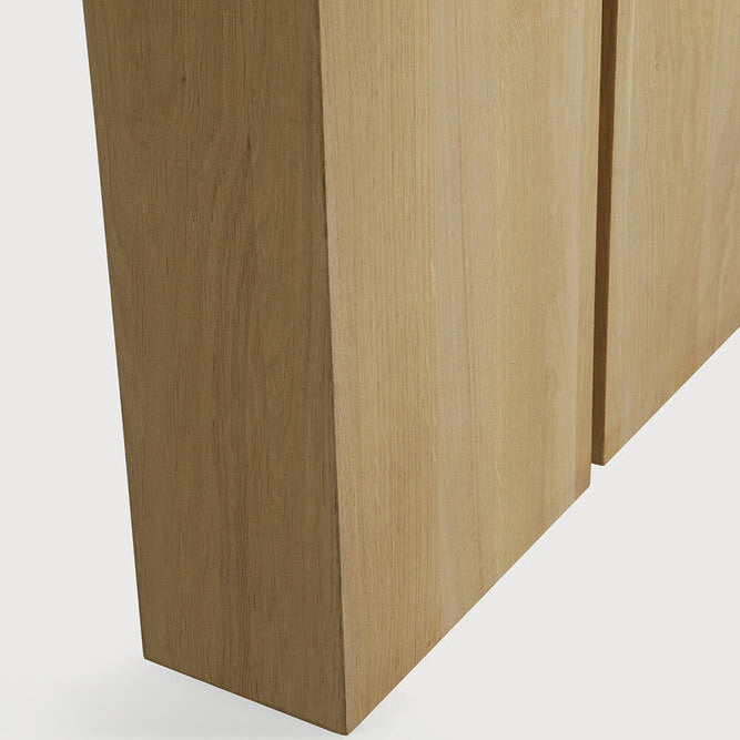 Ethnicraft Double Extendable Dining Table, FSC-certified solid wood furniture by Belgian brand