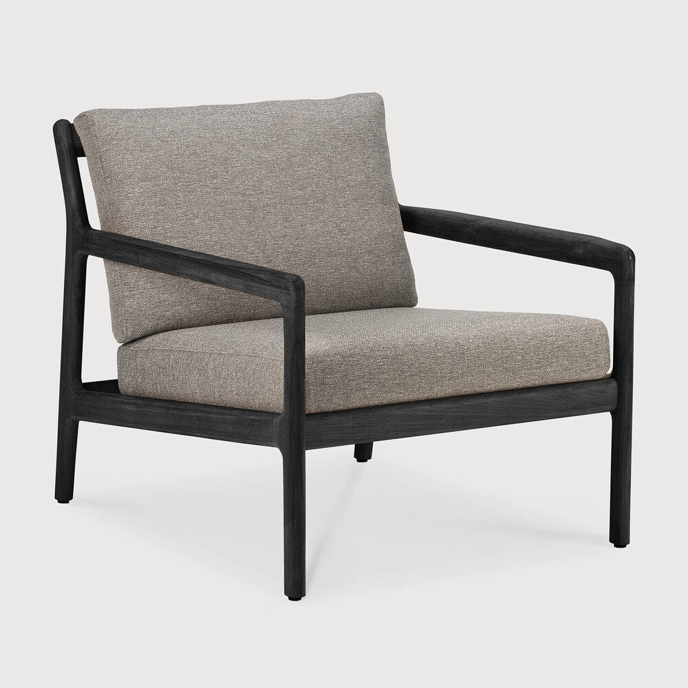 Ethnicraft Jack Outdoor Lounge Chair Frame with FSC-certified solid wood frame, Belgian design