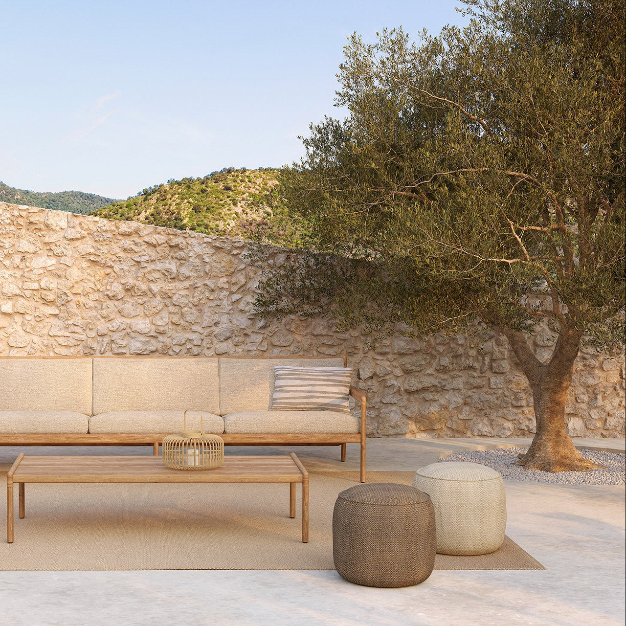 Ethnicraft Donut Outdoor Poof | Seating | Comosum