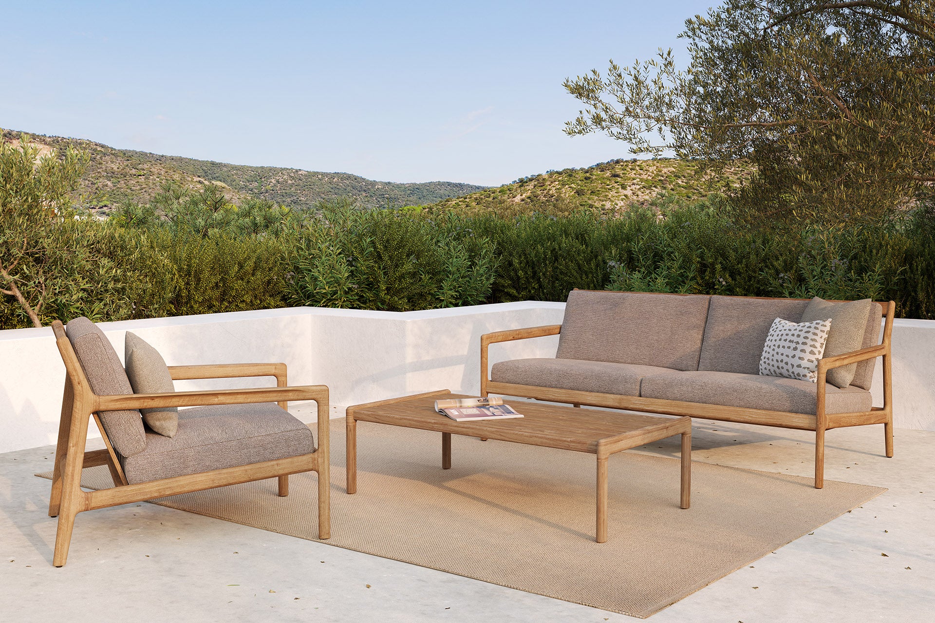 Jack Outdoor 3 Seat Sofa