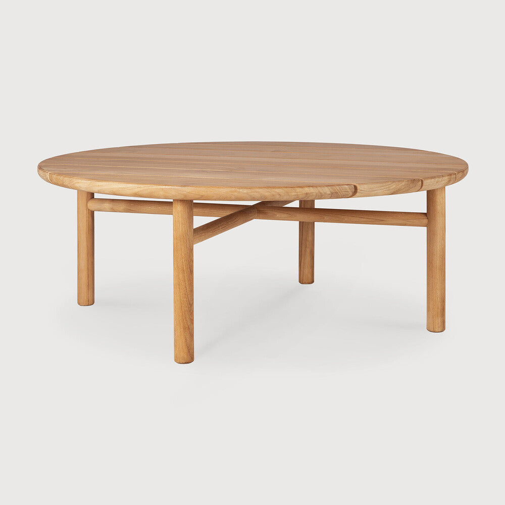 Ethnicraft Quatro Outdoor Coffee Table, FSC-certified solid wood furniture by Belgian brand