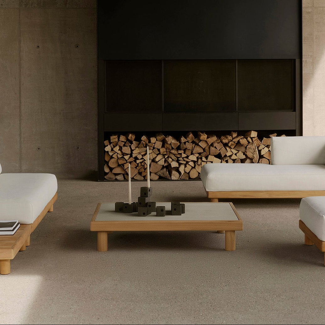 Monocle Concrete Outdoor Coffee Table