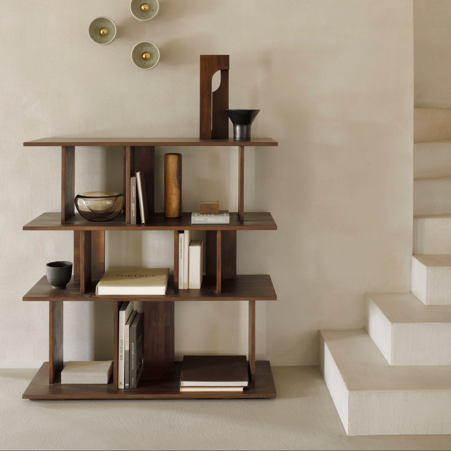 Ethnicraft Irregular Rack in teak, FSC-certified solid teak
