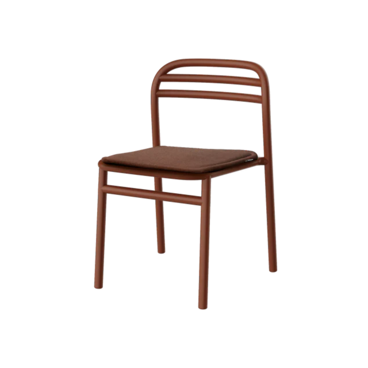 Cane-line Bliss Side Chair in Desert Red, aluminum