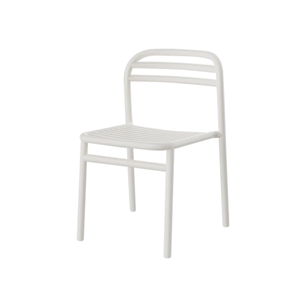 Cane-line Bliss Side Chair in Sand, no cushion, aluminum