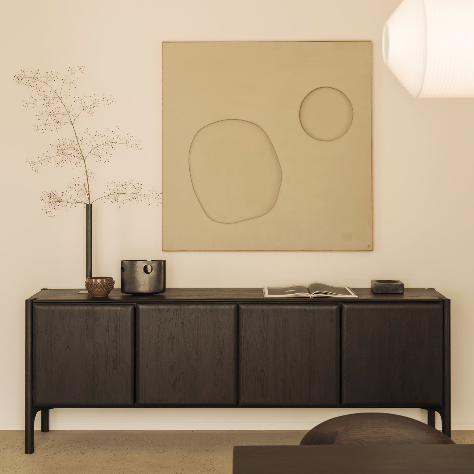 Ethnicraft PI Sideboard, FSC-certified solid wood furniture by Belgian brand