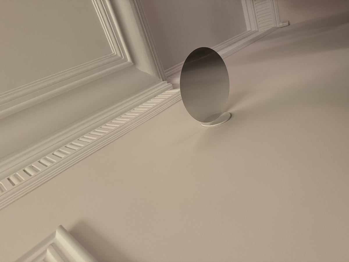 Luceplan Millimetro Wall Lamp disc, side view
