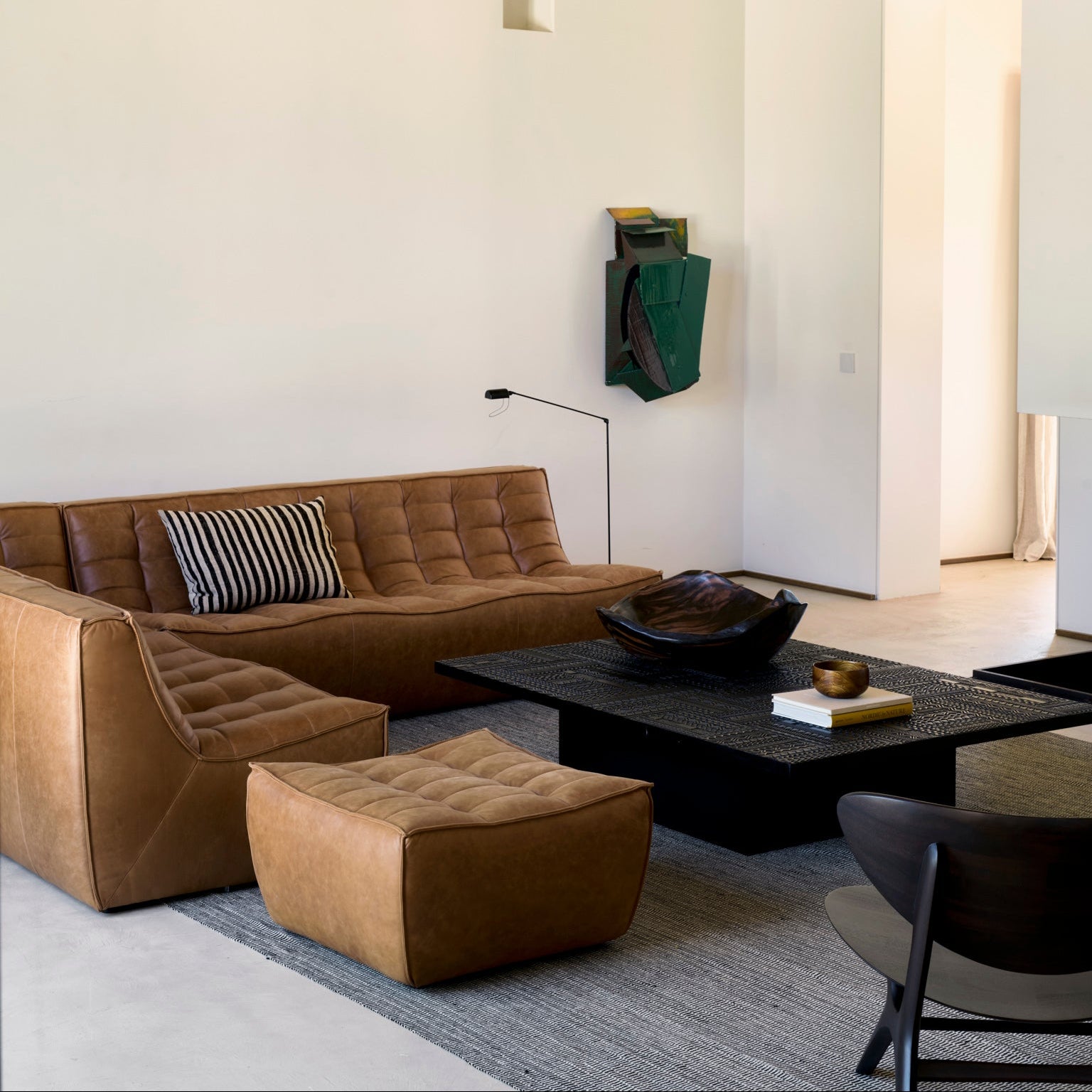 Ethnicraft Tabwa Coffee Table, FSC-certified solid wood furniture by Belgian brand