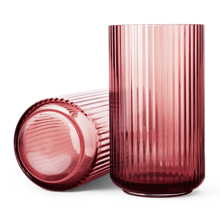 Lyngby Porcelain Glass Vases