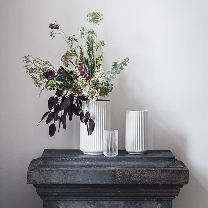 Lyngby Porcelain Glass Vases