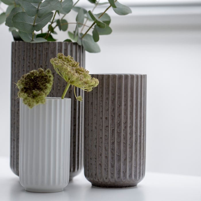 Lyngby Porcelain White Vases