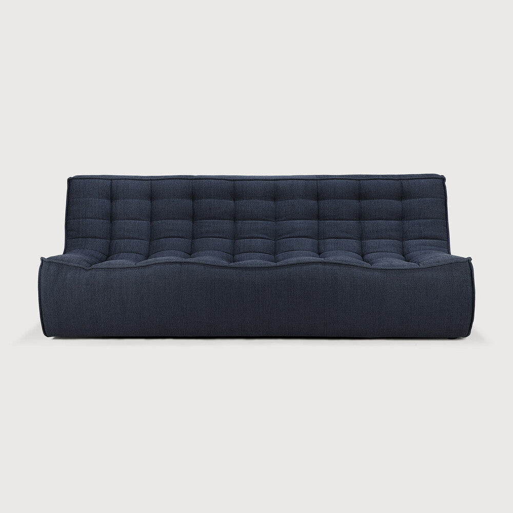 Ethnicraft N701 Three Seater, FSC-certified solid wood furniture by Belgian brand