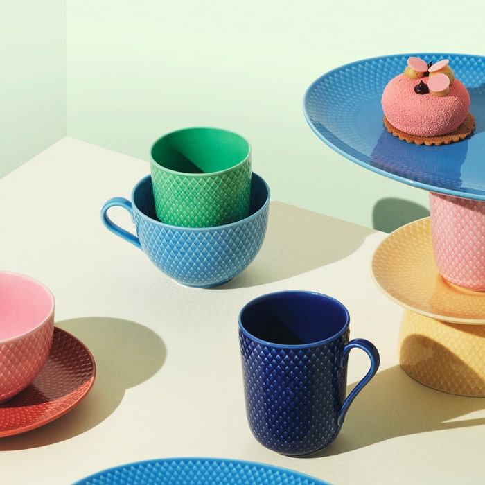 Lyngby Porcelæn Rhombe Color Mug