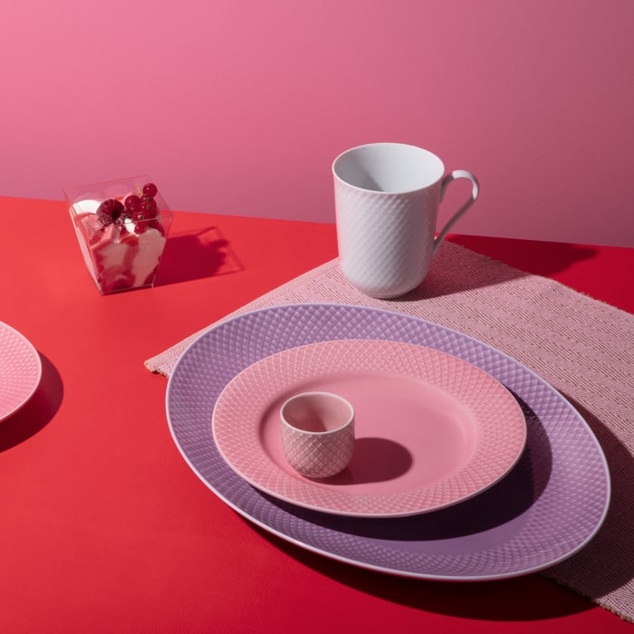 Lyngby Porcelæn Rhombe Color Dinner Plate