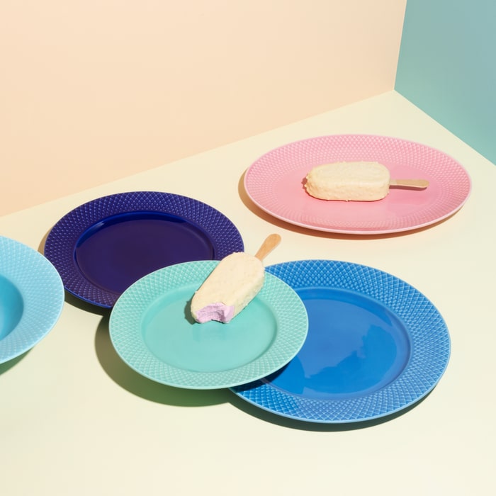 Lyngby Porcelæn Rhombe Color Dinner Plate