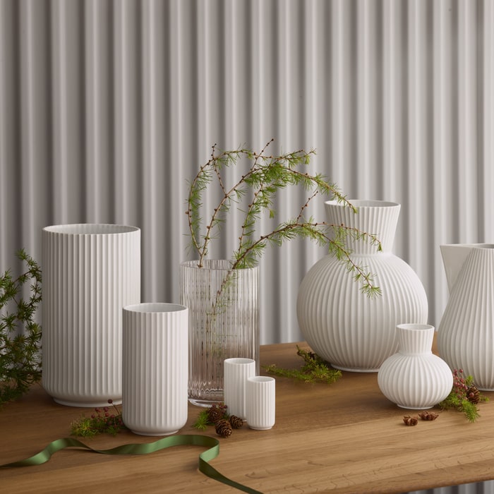 Lyngby Porcelain Glass Vases