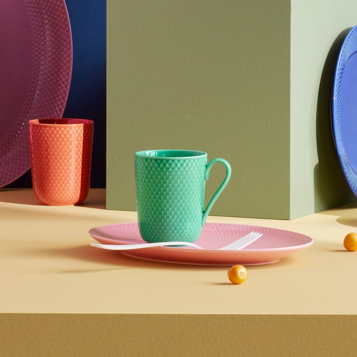 Lyngby Porcelæn Rhombe Color Mug