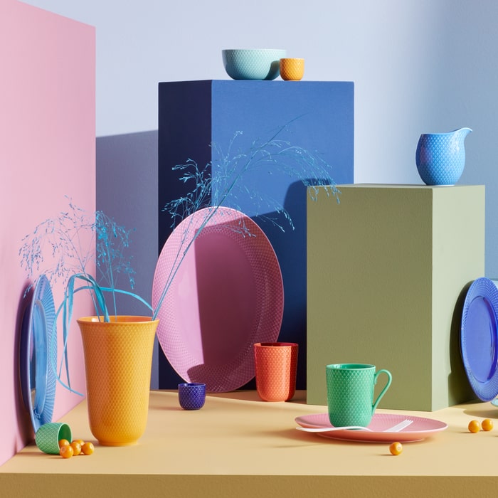 Lyngby Porcelæn Rhombe Color Serveware