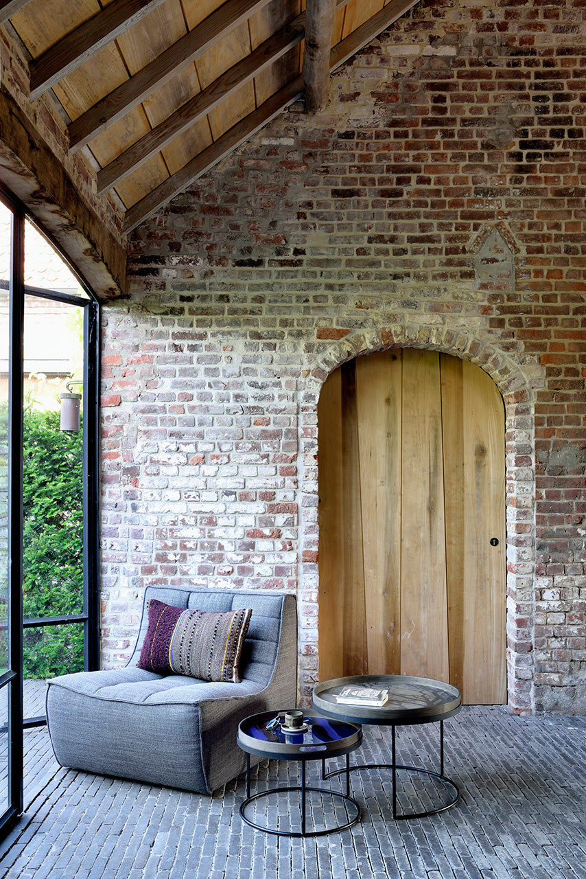 Tray Round Coffee Table Set