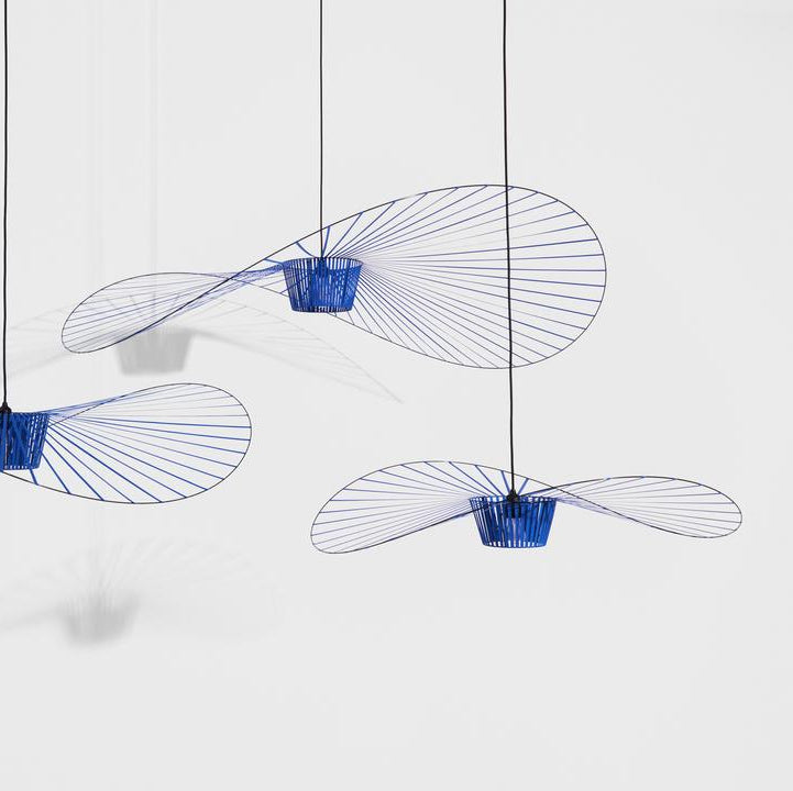 Petite Friture Vertigo pendant in cobalt, the iconic suspension designed by Constance Guisset