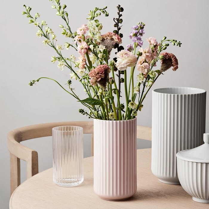 Lyngby Porcelain Glass Vases