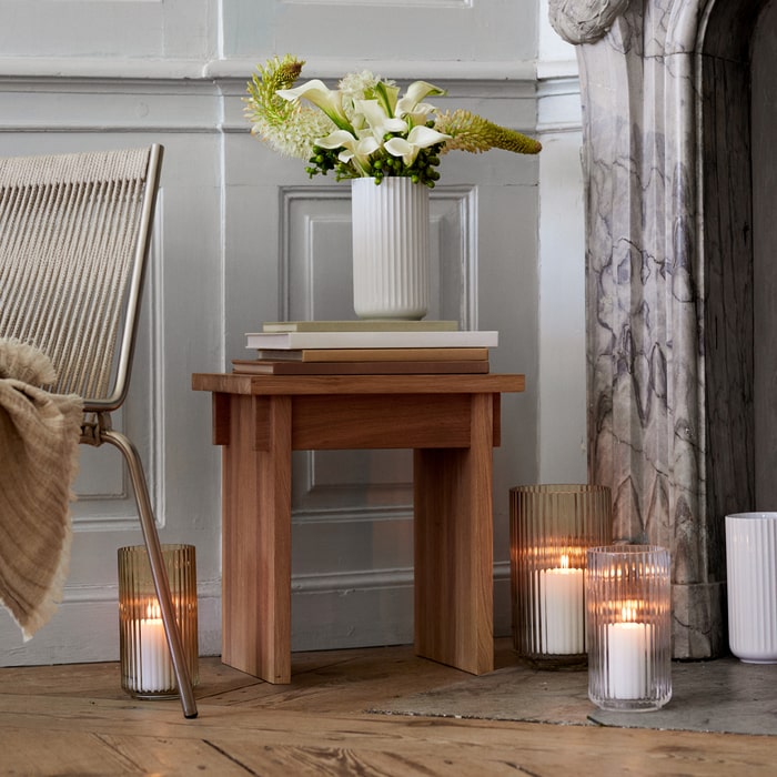 Lyngby Porcelain Glass Vases