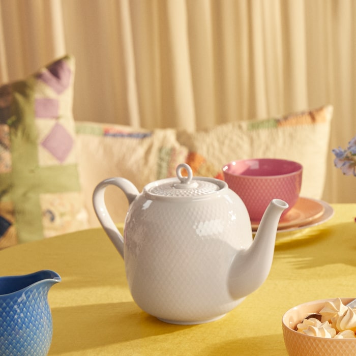 Lyngby Porcelæn Rhombe White Serveware