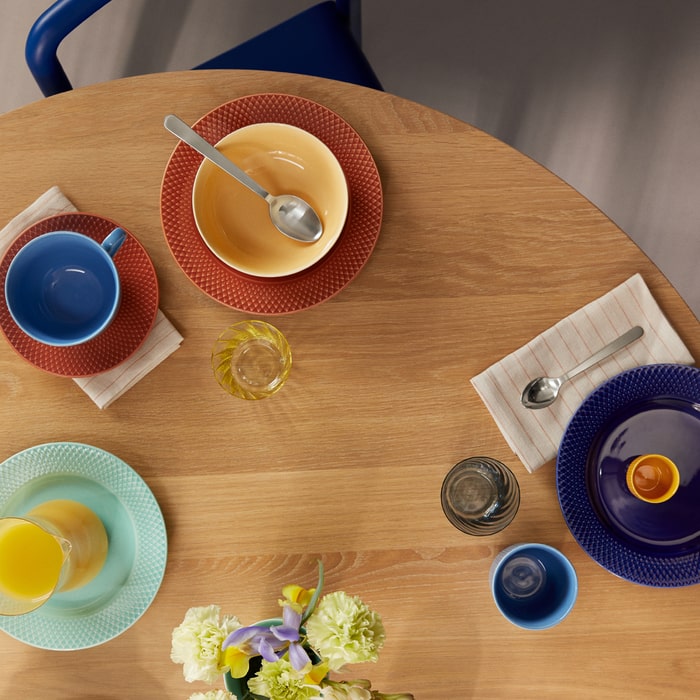 Lyngby Porcelæn Rhombe Color Dinner Plate