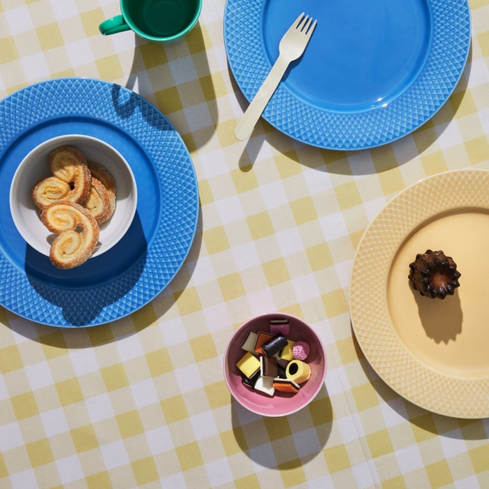 Lyngby Porcelain Rhombe Color Bowls