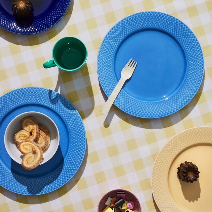 Lyngby Porcelæn Rhombe Color Dinner Plate